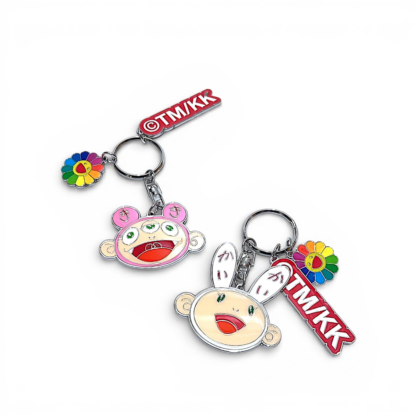 村上隆 Takashi Murakami Metal Keychain (Kaikai / Kiki)