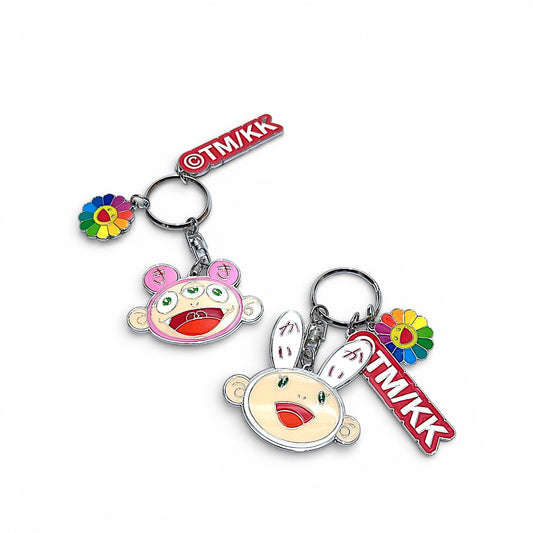 村上隆 Takashi Murakami Metal Keychain (Kaikai / Kiki)
