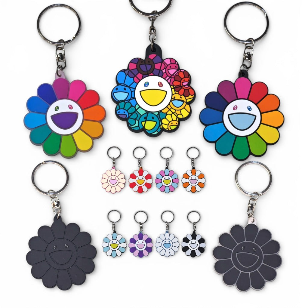村上隆 Takashi Murakami Flower Rubber Keyring