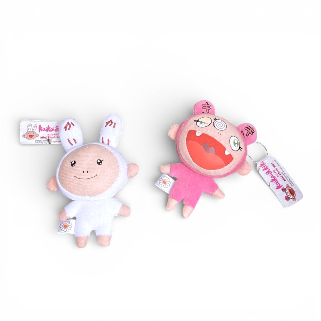 村上隆 Takashi Murakami Kaikai and Kiki Plush Keychain