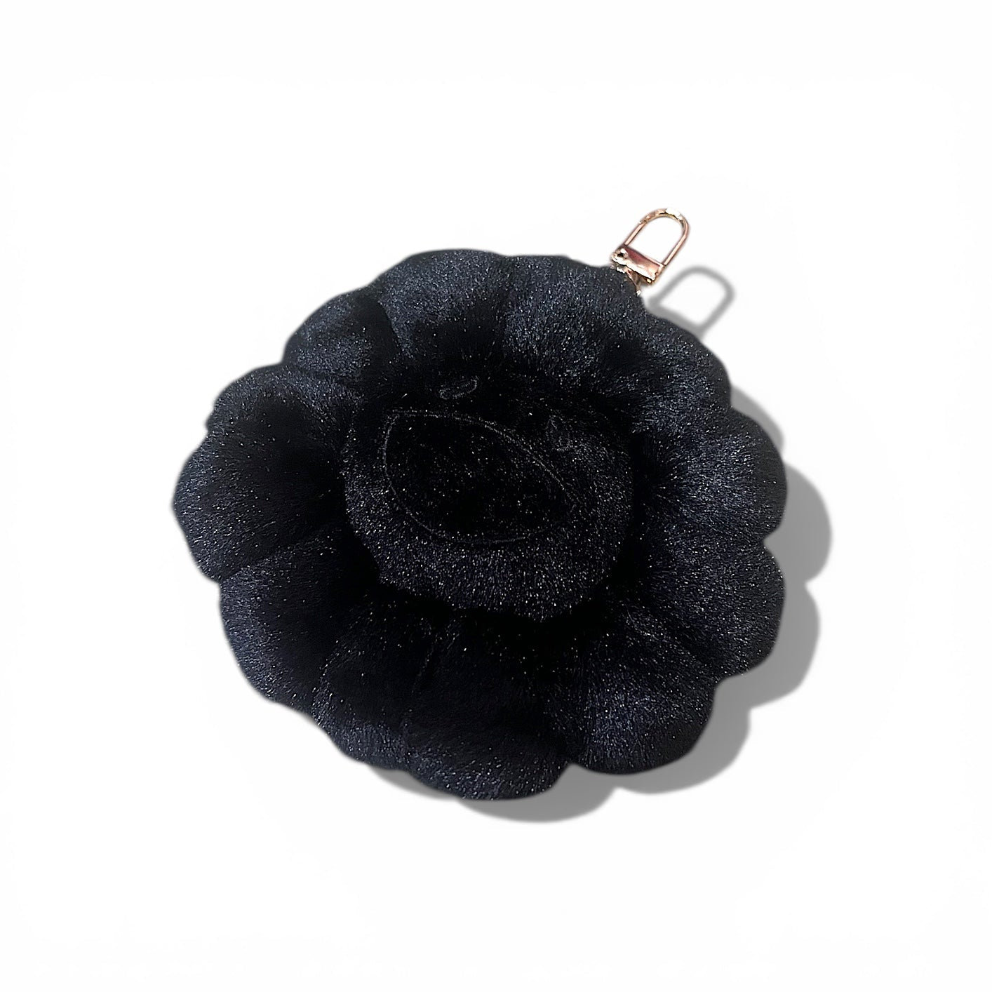 村上隆 Takashi Murakami Mascot Plush Keychain (All Black 12cm)