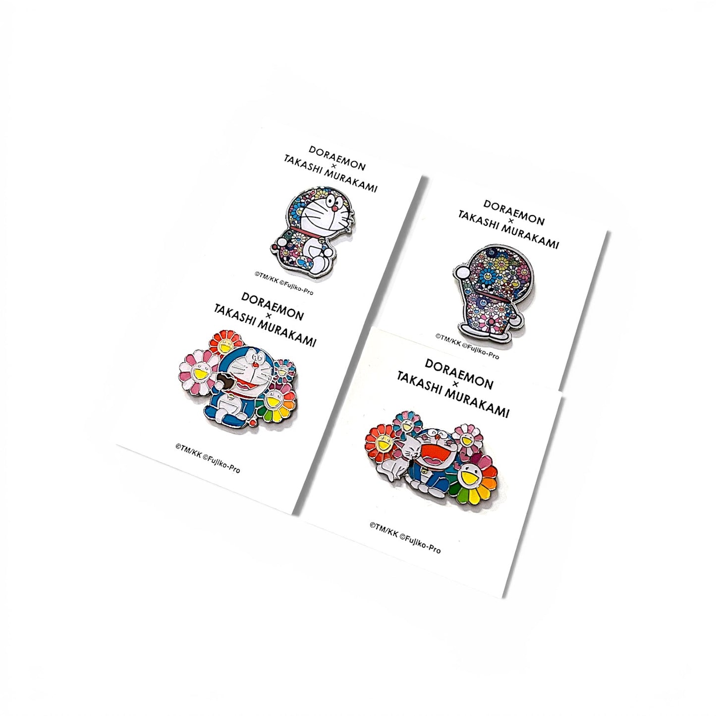 Kaikaikiki Doraemon Metal Pin Set