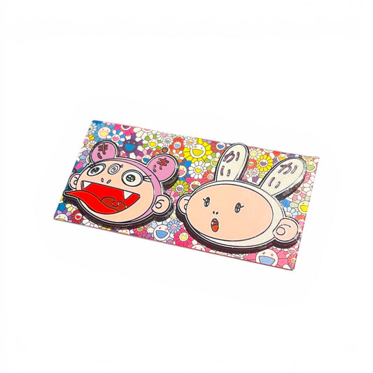 村上隆 Takashi Murakami SAFFM KAIKAIKIKI Metal Pin Set