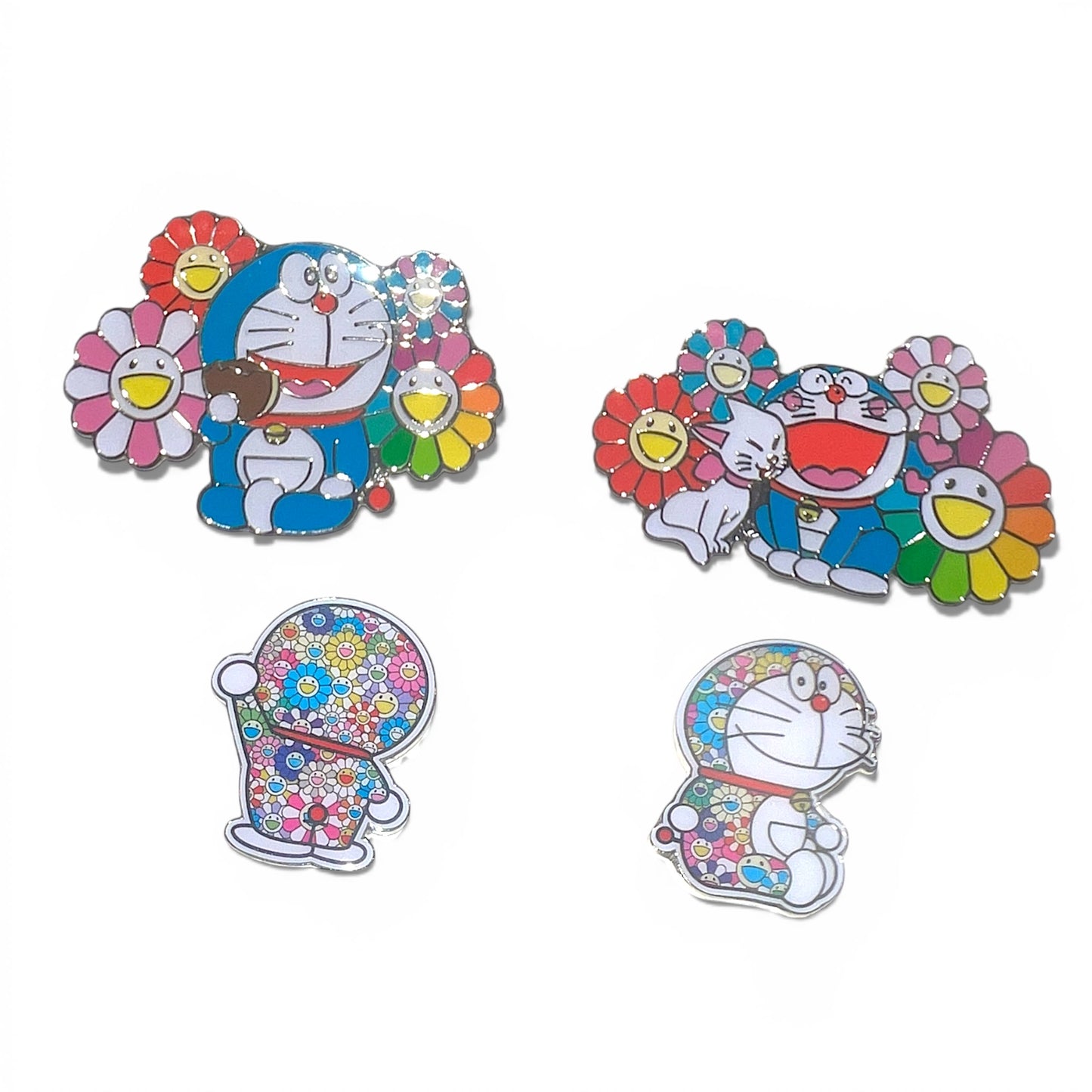 Kaikaikiki Doraemon Metal Pin Set