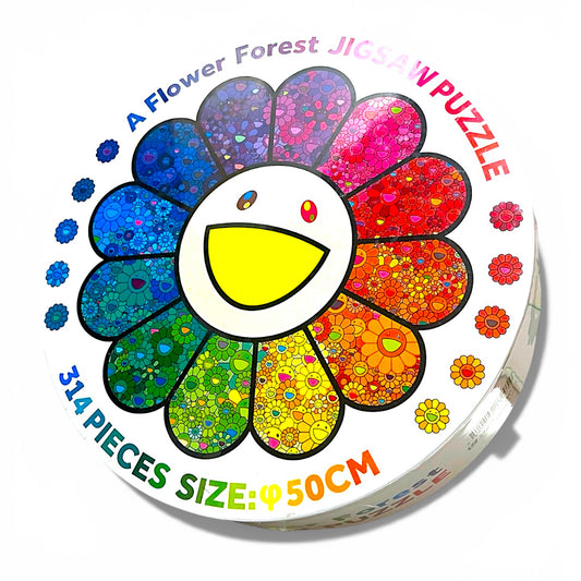 TAKASHI MURAKAMI A FLOWER FORSET JIGSAW PUZZLE