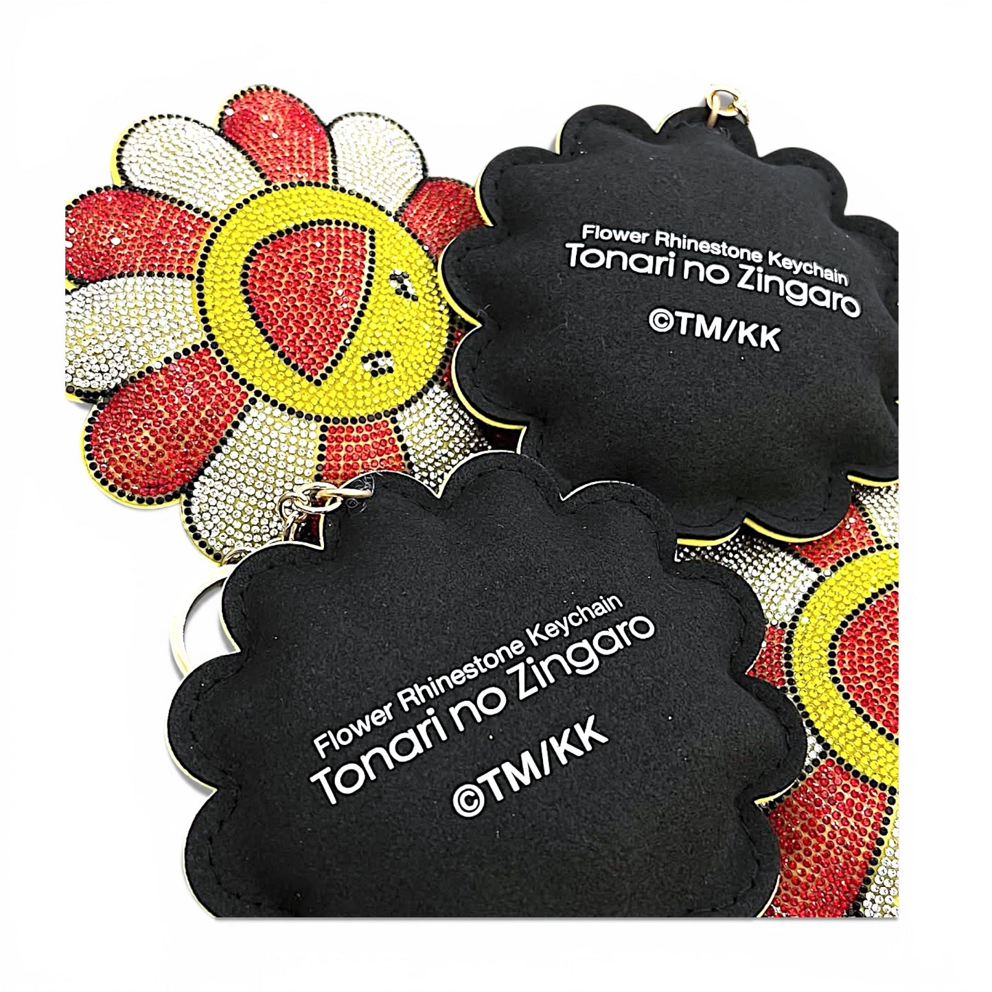 村上隆 Takashi Murakami Flower Rhinestone Keychain