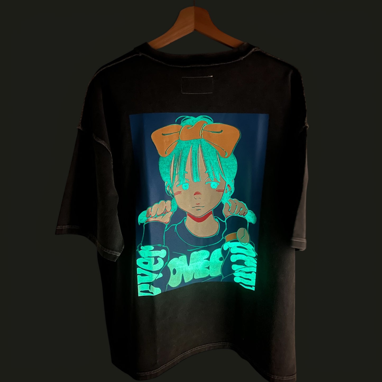 Over Print POP ART Pigment Tee Ver:11 *Glow in the dark