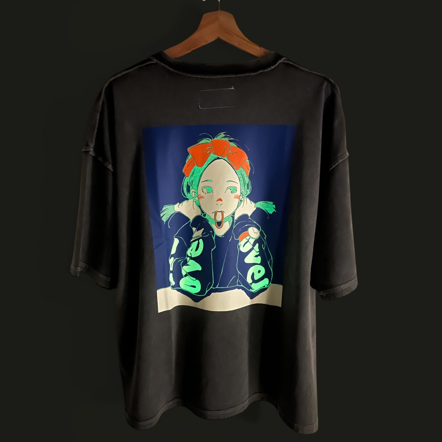 Over Print Pop Art Pigment Tee Ver:1 *Glow in the dark (Pop up Limited)