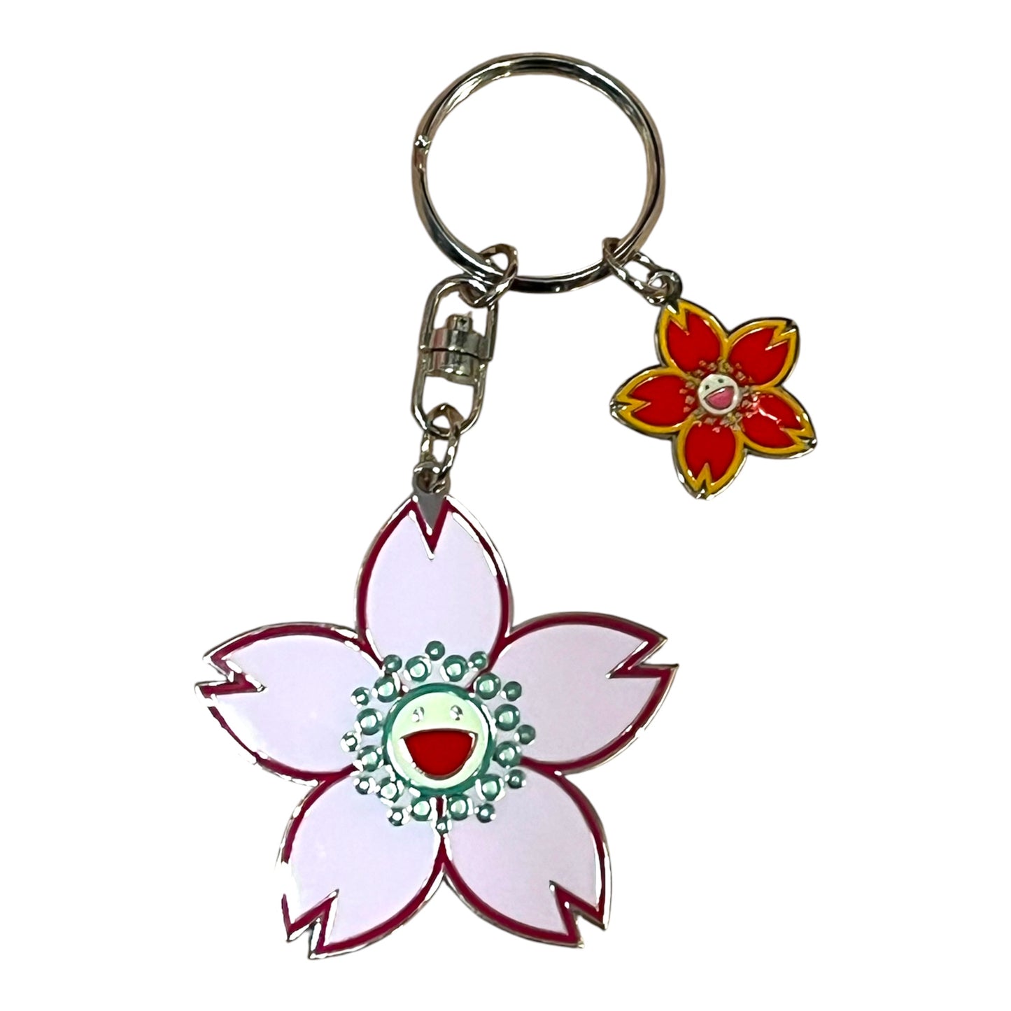 村上隆 Takashi Murakami Cherry Blossom Metal Keyring