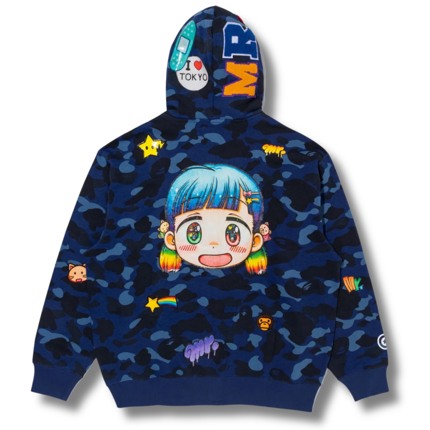 BAPE x Mr. Shark 岩本正胜 Full Zip Hoodie