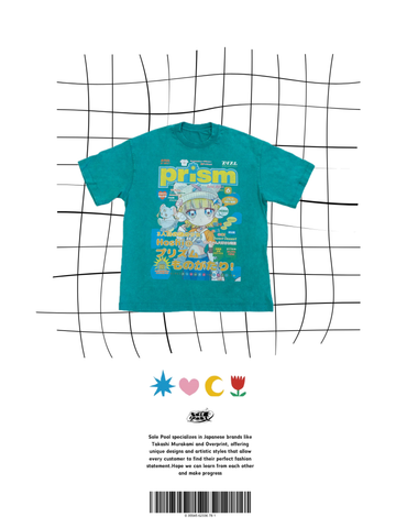 PRISM Oversized T-Shirt (Hoshi Magazine Band-Green)