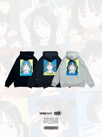 Over Print Pop Art Hoodie Ver:18 (EMB Ver.) & TOYS *Glow in the dark