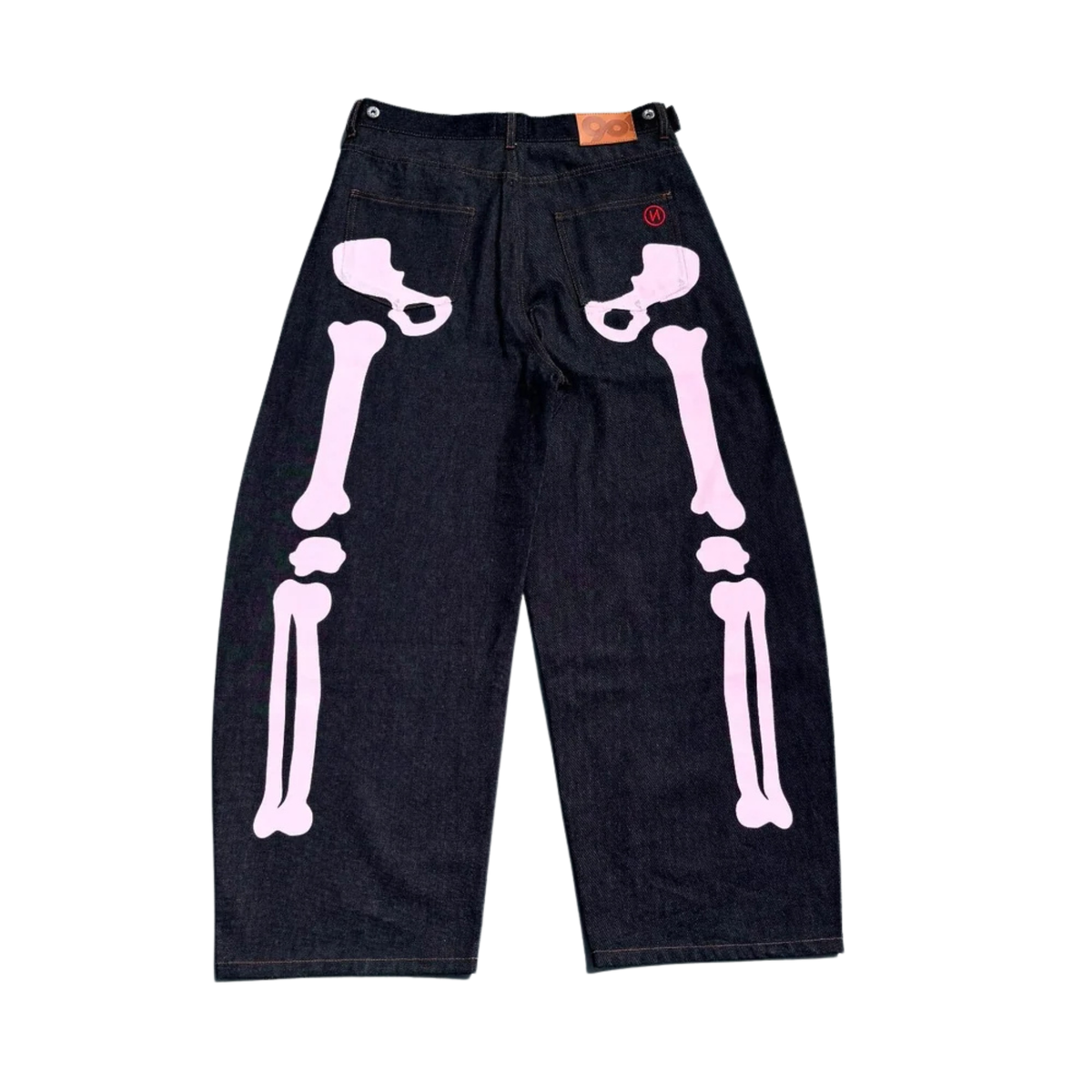 9090 Bone Rigid Denim Pants 25SS (Pink)