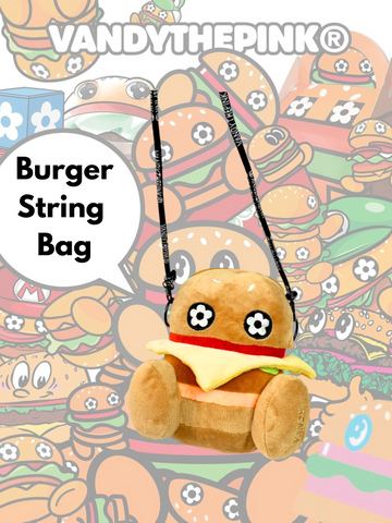 Vandy the pink Burger String Bag