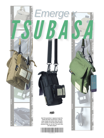 TSUBASA x EMERGE 2 Way Shoulder Bag