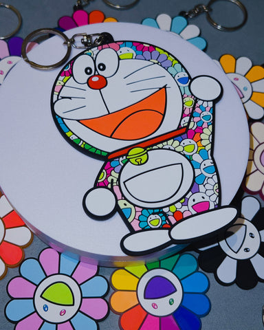 Kaikaikiki Doraemon Rubber Keyring