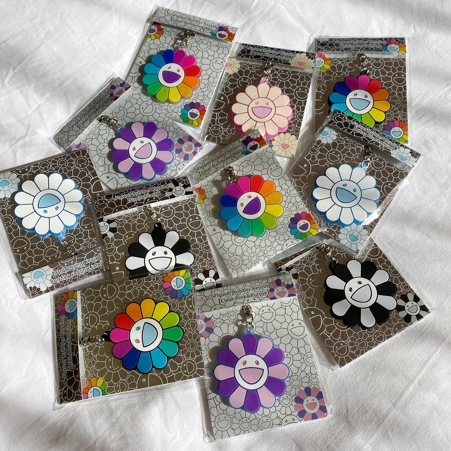 村上隆 Takashi Murakami Flower Rubber Keyring