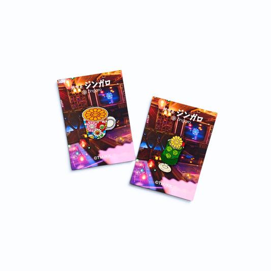 村上隆 Takashi Murakami Cafe Zingaro Limited Metal Pin