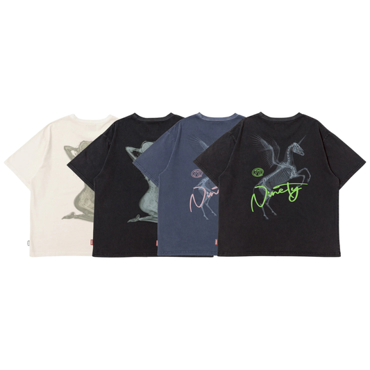 (預訂) 9090 Ninety X-ray Bone Graphic Tee *Glow in the dark (約7-14個工作天到貨)