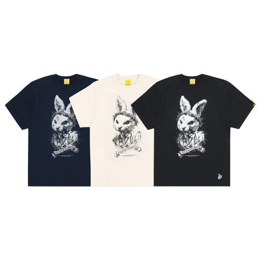 FR2 Fade Wash Rabbit Jesus T-shirt