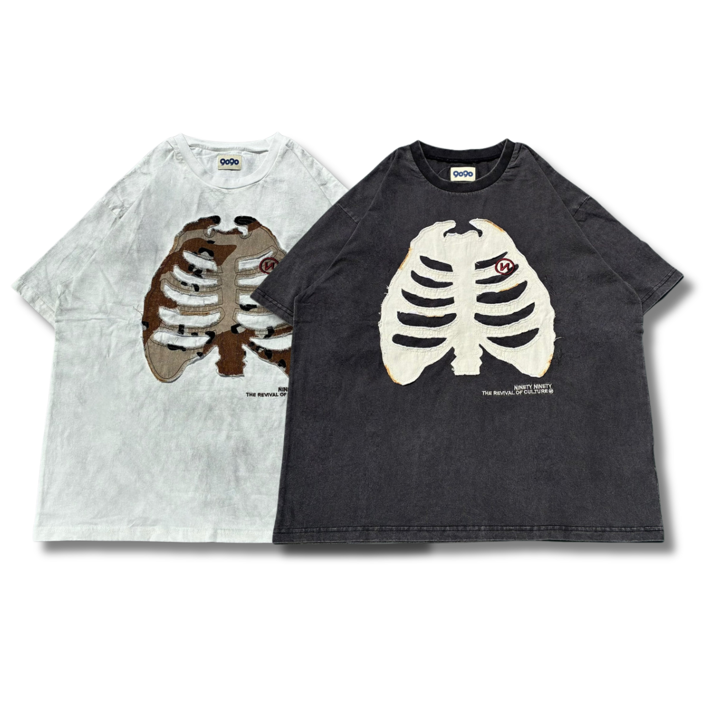 9090 Burned Bone Patch Tee