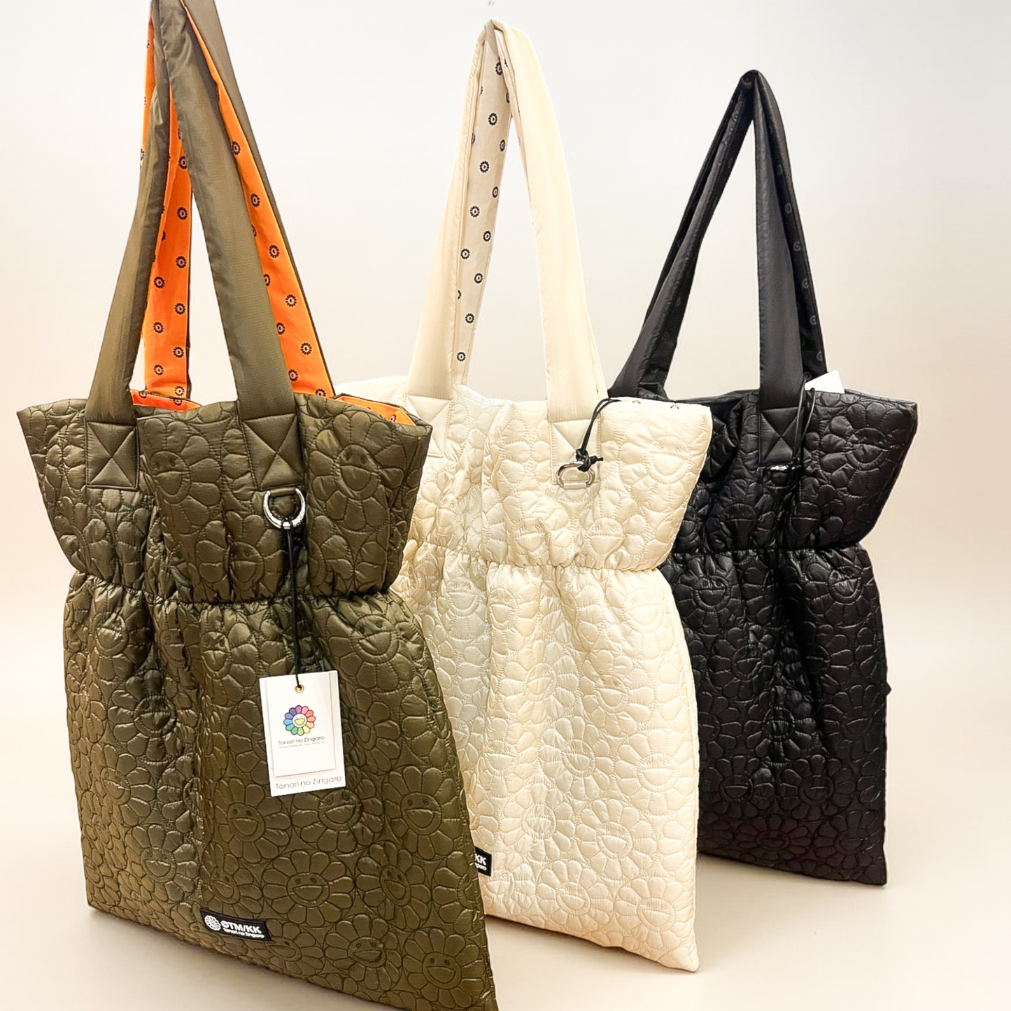 村上隆 Takashi Murakami Flower Quality Puffer Bag