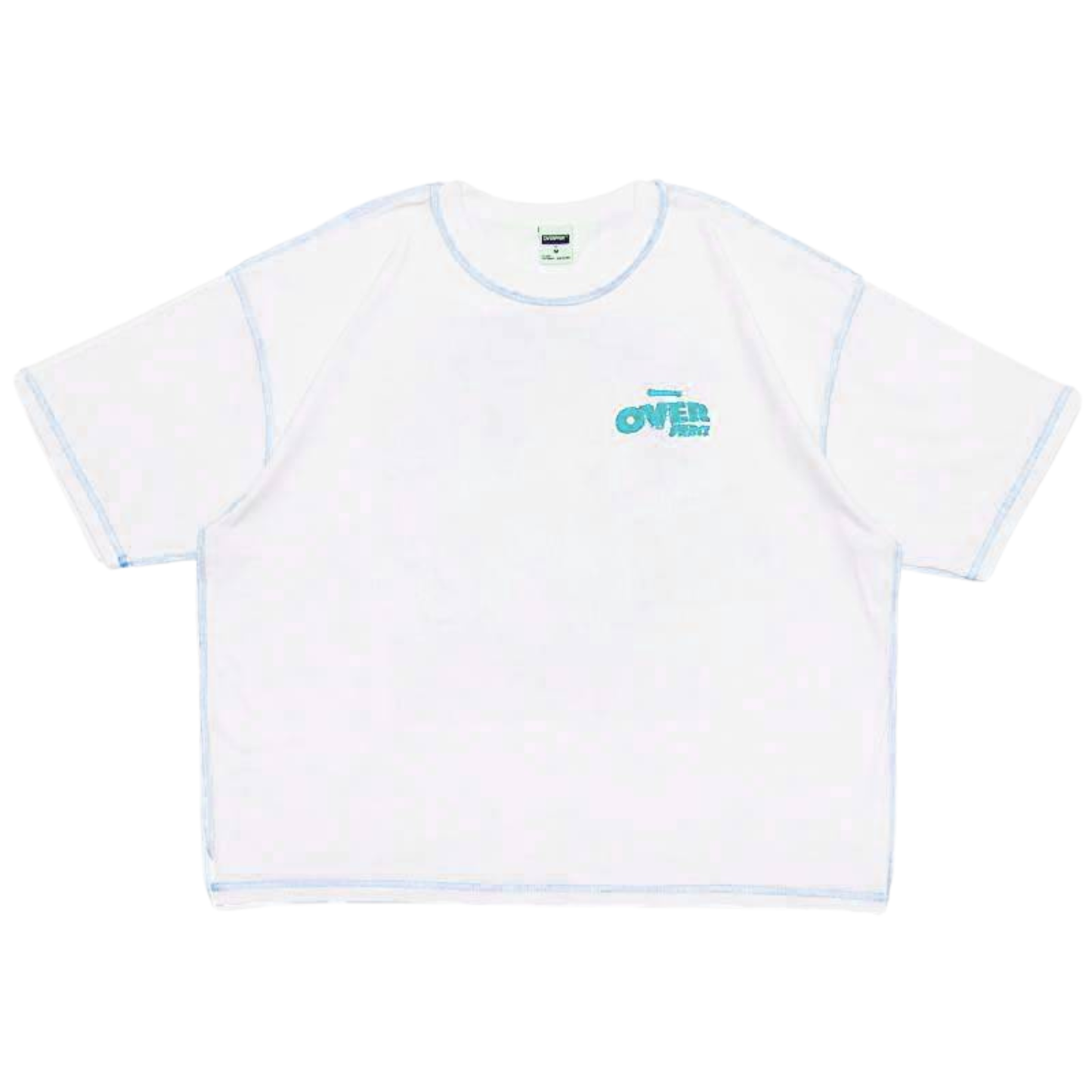 (現貨/預訂) Over Print Pop Art Pigment Tee Ver:25 *Glow in the dark (White)