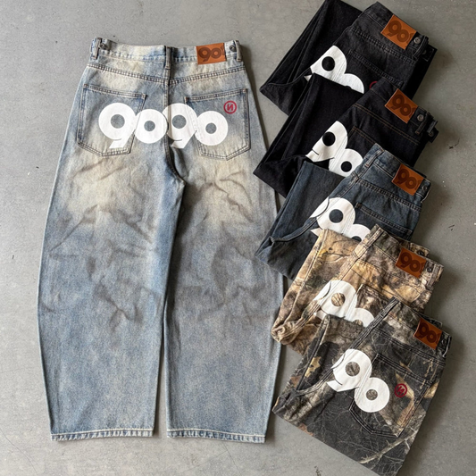 (預訂) 9090 OG Logo Painted Denim Pants (6月13日發售，發售後7個工作天到貨)