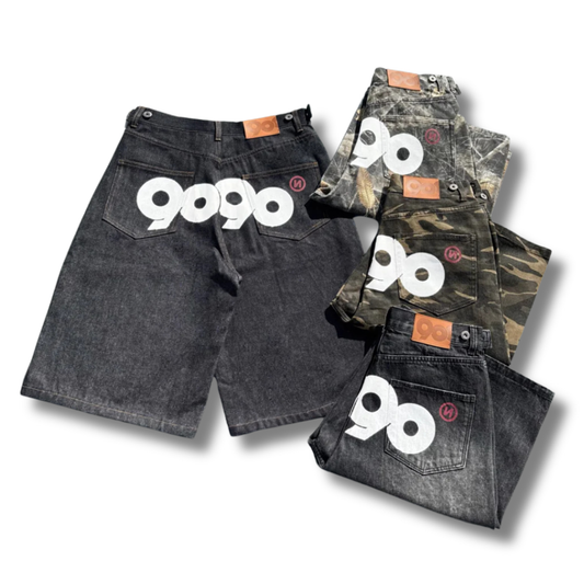 9090 OG Logo Painted Buggy Jorts
