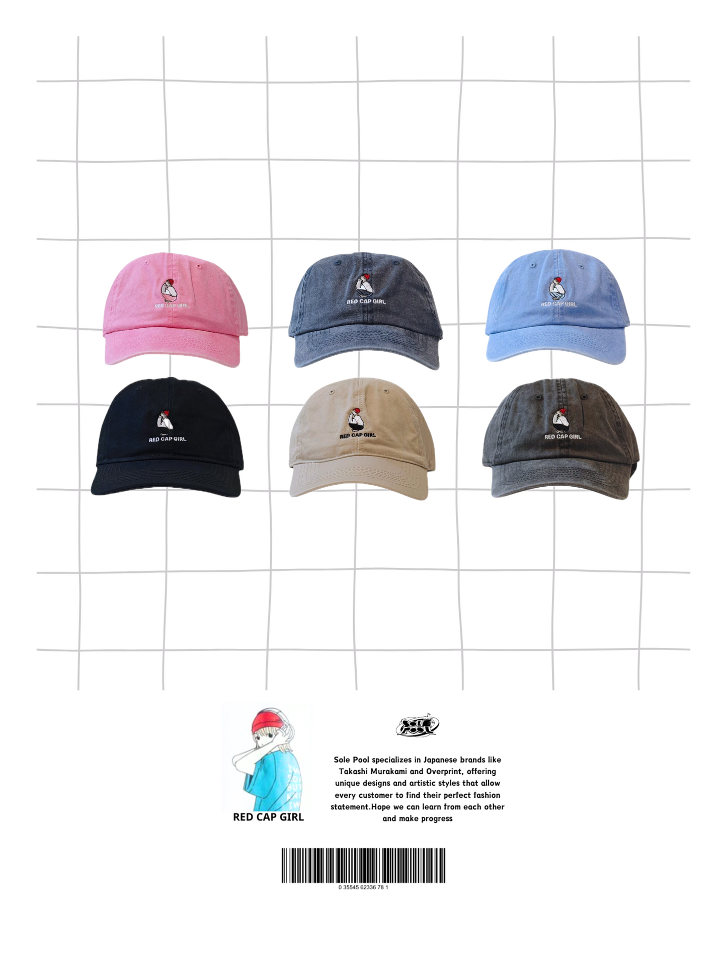 Red Cap Girl Cap
