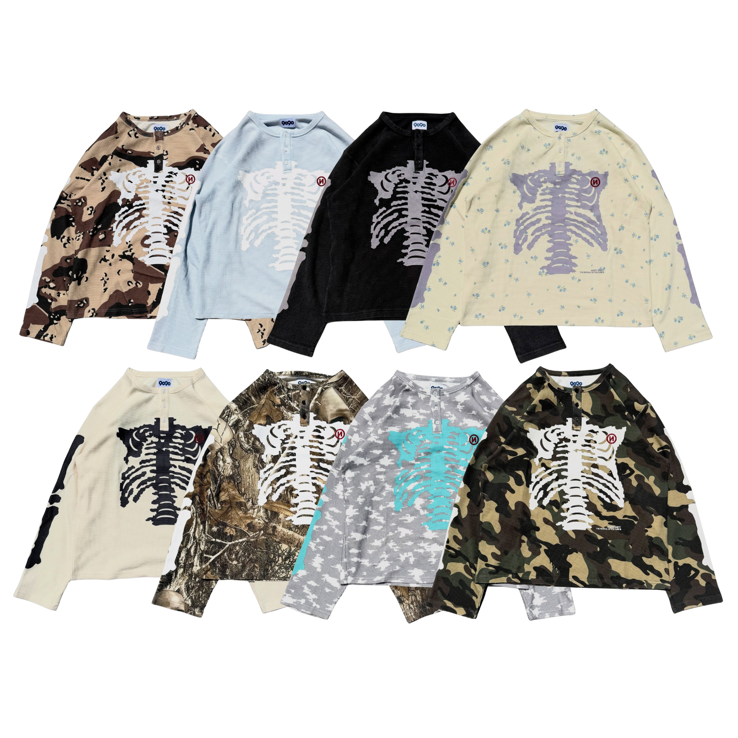(預訂) 9090 Henry Neck Thermal L/S Tee (發售後7-14個工作天到貨)