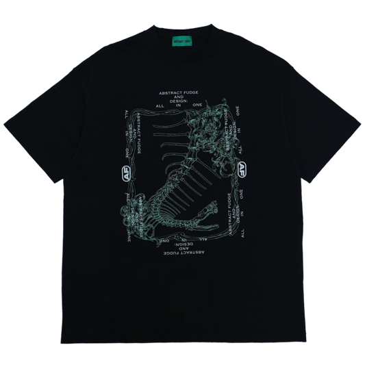 Abstract Fudge Bone Tee (Black)