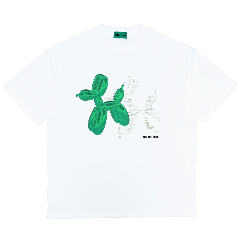 Abstract Fudge Digital Balloon Tee (White)