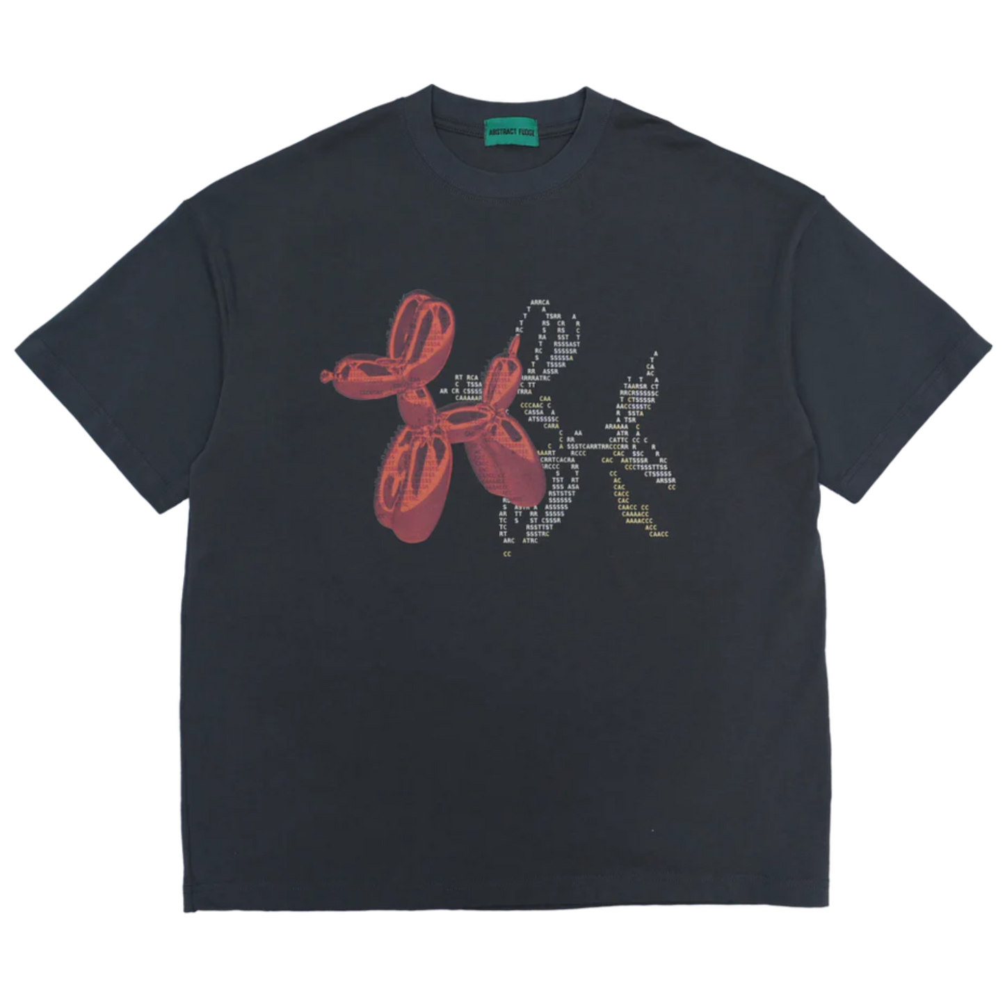 Abstract Fudge Digital Balloon Tee (Dark Grey)