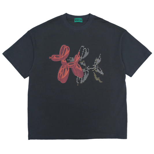 Abstract Fudge Digital Balloon Tee (Dark Grey)