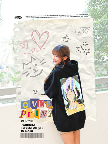 Over print Pop Art Hoodie Ver:18 *Aurora Reflector (改) JQ Name