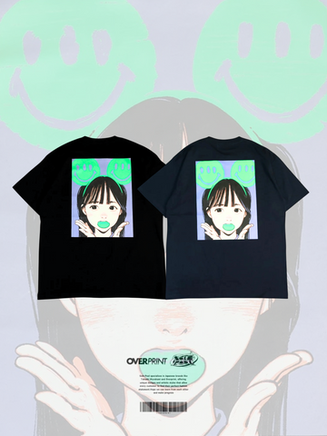 Over Print Pop Art Tee Ver:24 (NEON GREEN ICONIC) – SOLE.POOL