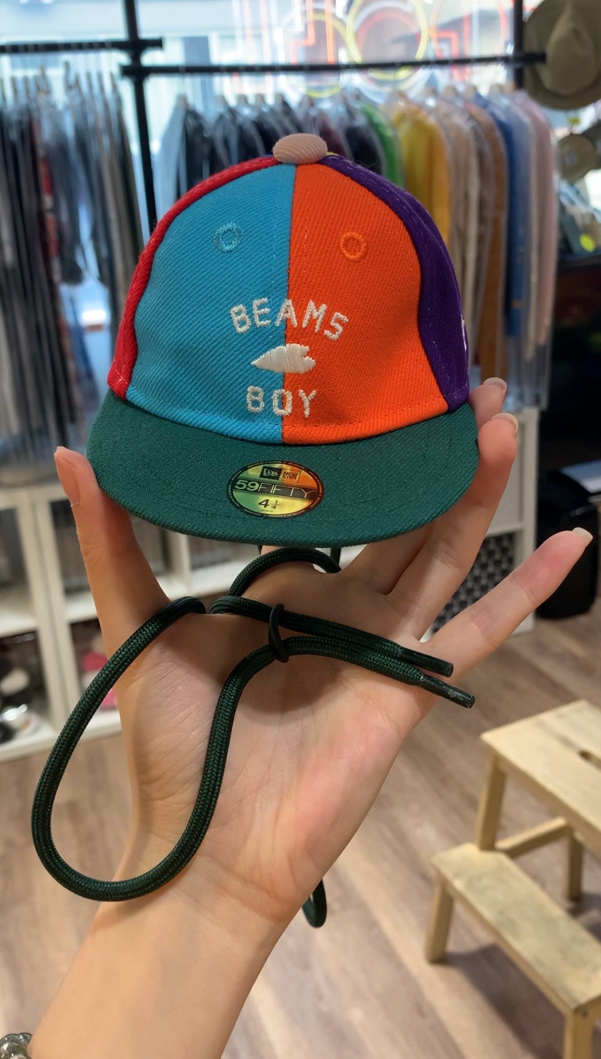 Newera × BEAMS BOY Cap Coins Case