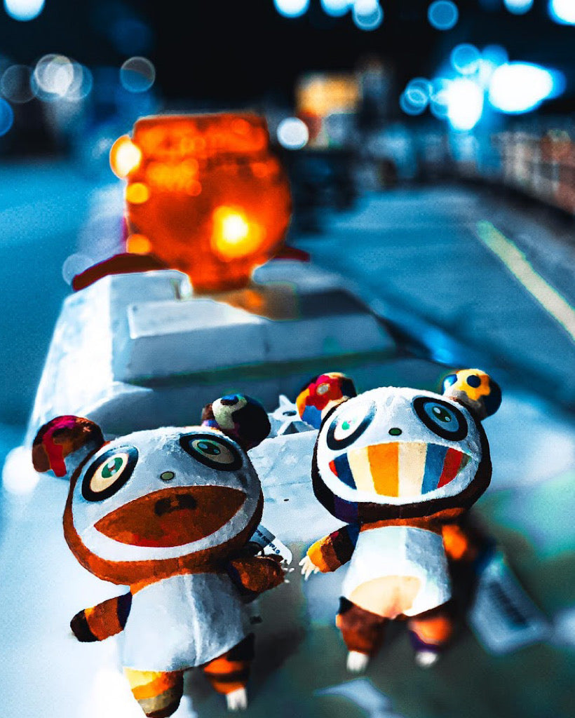 村上隆 Takashi Murakami Panda Plush Keychain