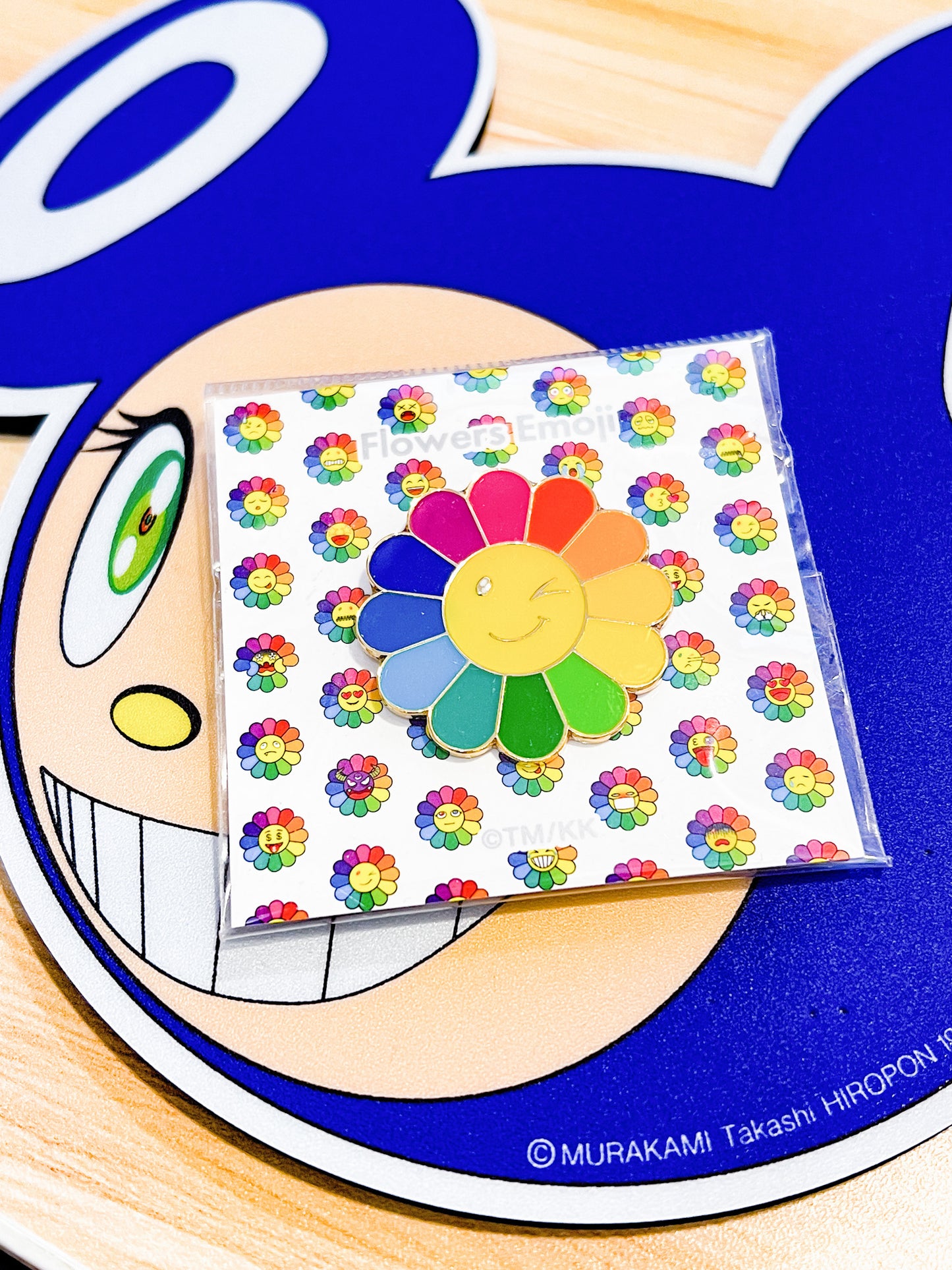 村上隆 Takashi Murakami Emoji Metal Pin