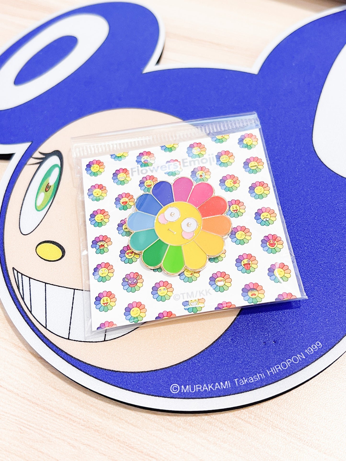 村上隆 Takashi Murakami Emoji Metal Pin