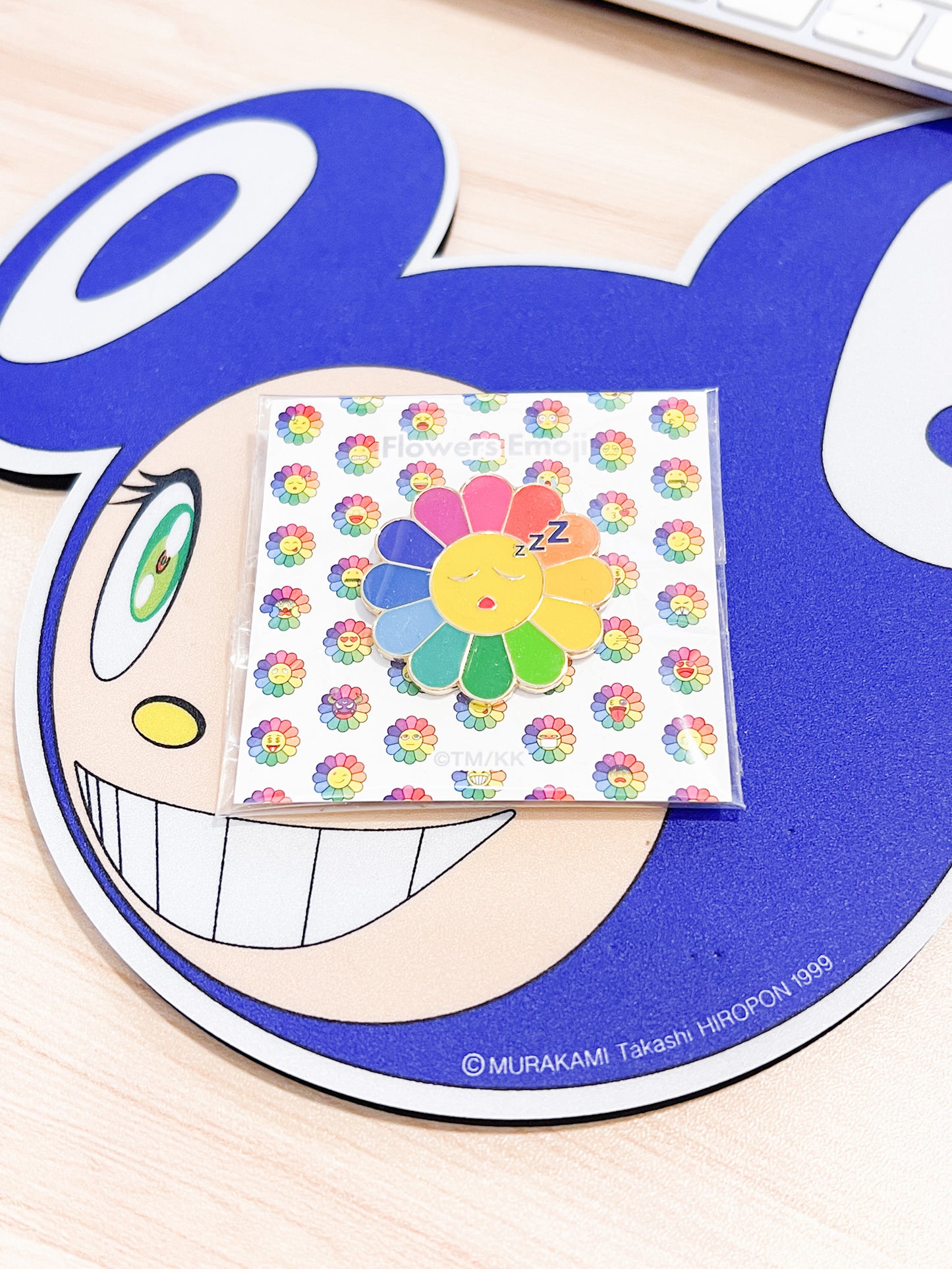 村上隆 Takashi Murakami Emoji Metal Pin