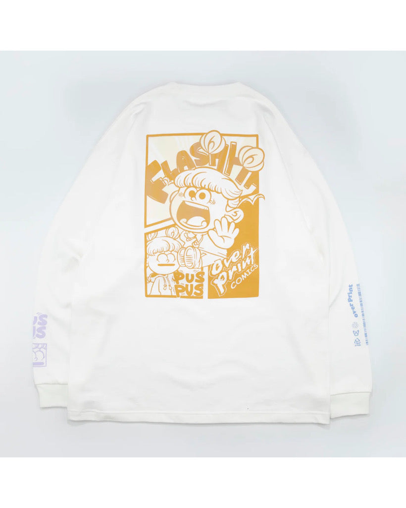 Overprint COMICS Heavy LS Tee – SOLE.POOL