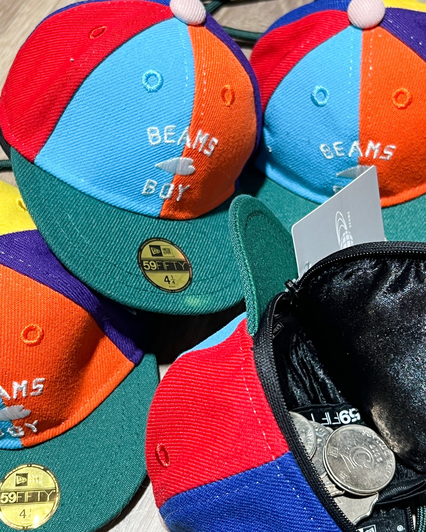 Newera × BEAMS BOY Cap Coins Case