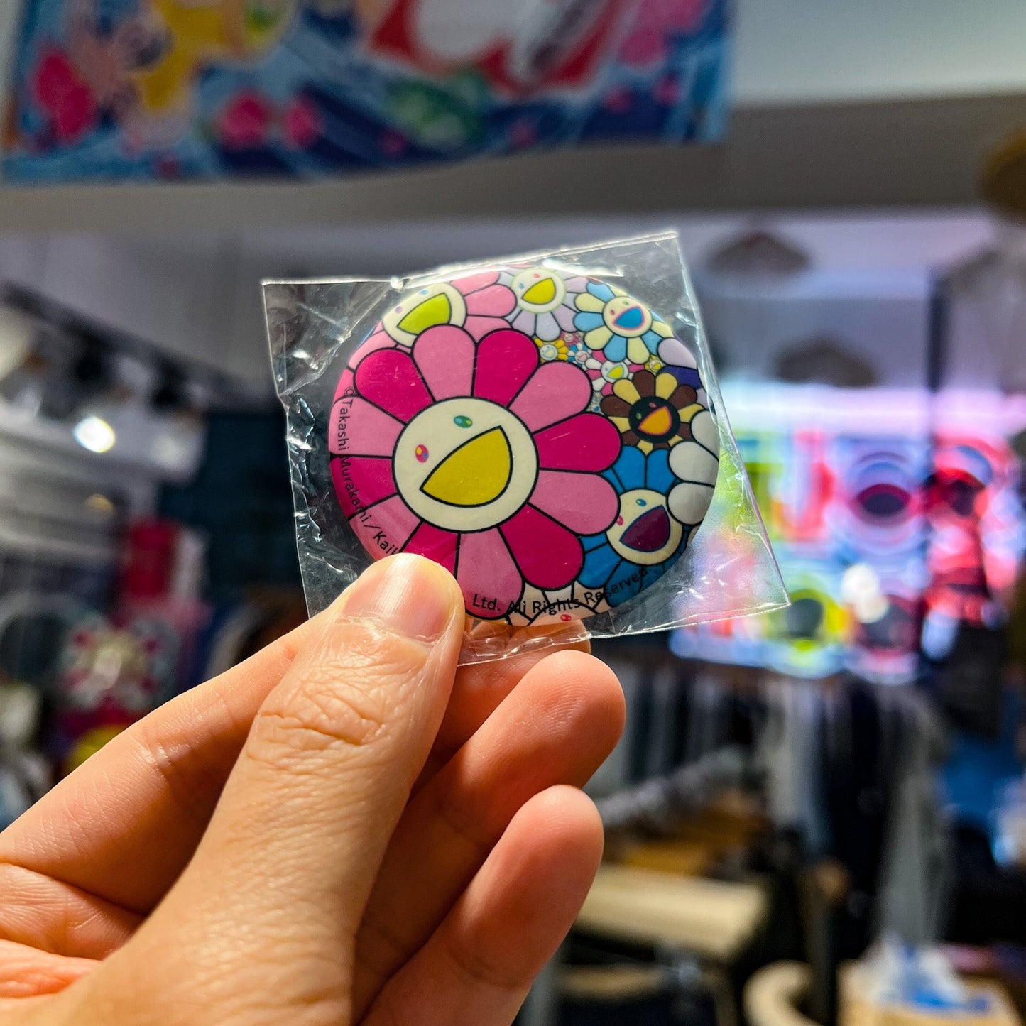 村上隆 Takashi Murakami STAR Metal Flower Pin