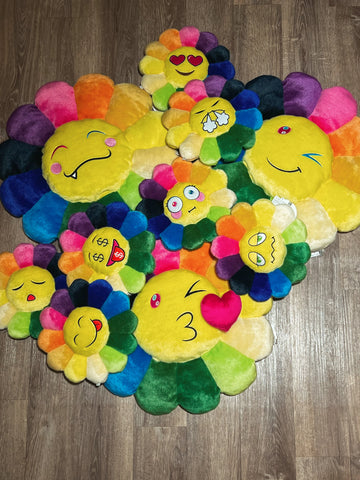 Kaikaikiki 60cm Emoji Flower Cushion