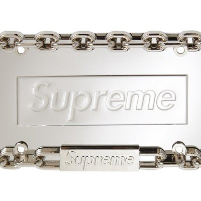 Supreme Chain License Plate Frame