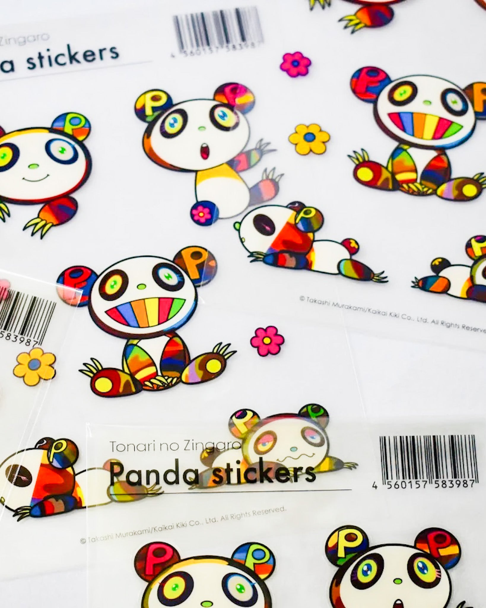 TAKASHI MURAKAMI Pandas Stickers