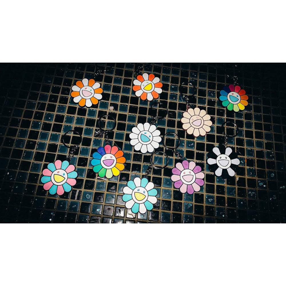 村上隆 Takashi Murakami Flower Rubber Keyring