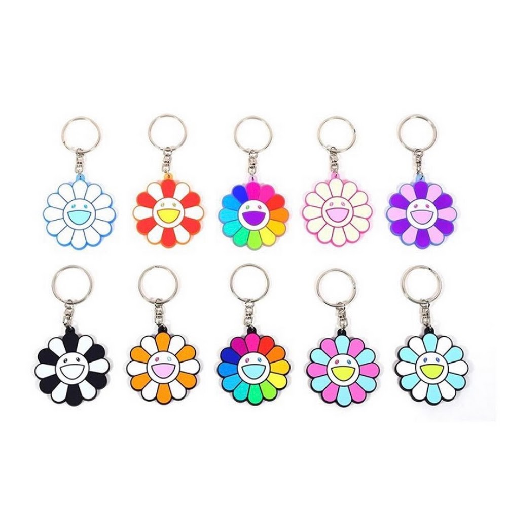 村上隆 Takashi Murakami Flower Rubber Keyring